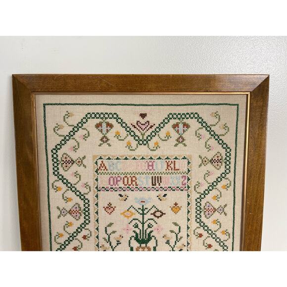 Paragon‎ Needle Craft Stitched Finished Framed Friendship Sampler Cross Stitch - Picture 4 of 8